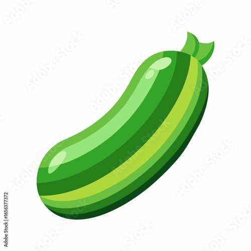 Vibrant Green Zucchini.  A Fresh and Healthy Vegetable