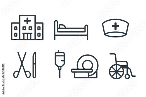 Medical and Healthcare Line Icons