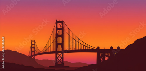 Golden Gate Bridge at Sunset