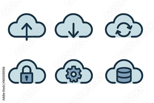 Cloud Computing Icons
