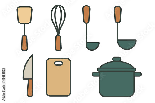 Kitchen Utensils and Cookware Set