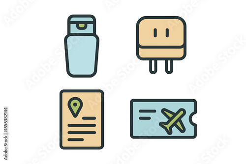 Travel and Accommodation Icons