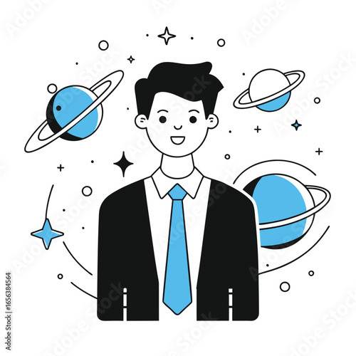 563861108160 curiosity business illustration of a man  (2).eps