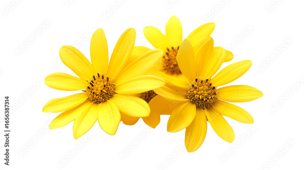 Obraz premium yellow flowers png