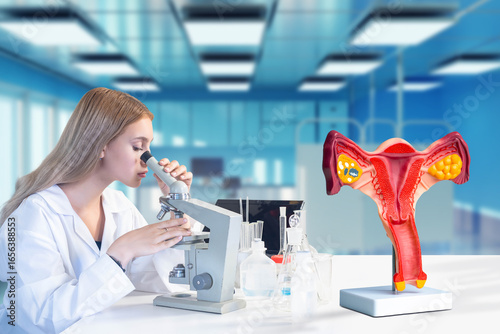 Woman gynecologist. Doctor ...