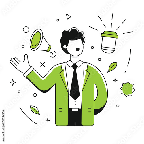 businessman and money