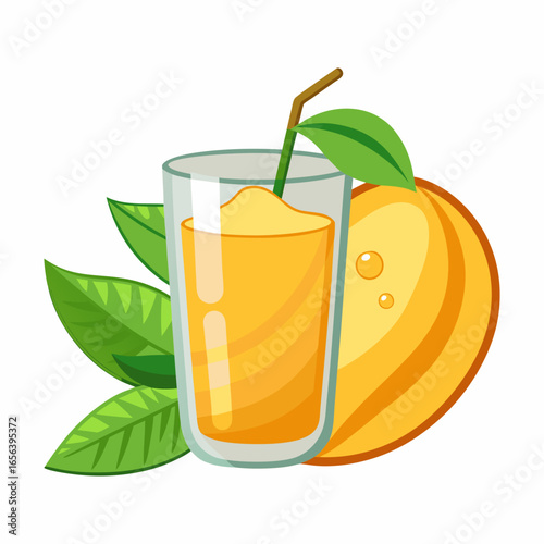 Mango Juice.  A Refreshing Tropical Delight