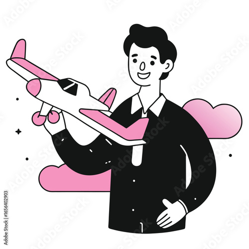 magician with magic wand