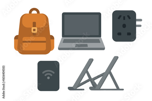 Digital Nomad Essentials: Backpack, Laptop, and Accessories