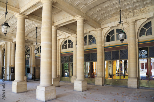 Photography Traditional architecture of Palais Royal in Paris