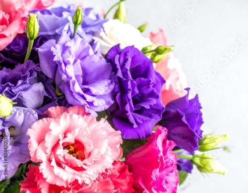 Vibrant bouquet of colorful flowers