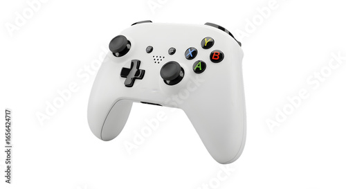White gaming controller