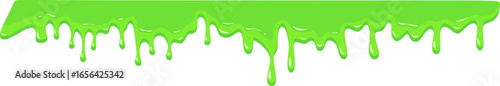 Green Slime Drip Splash