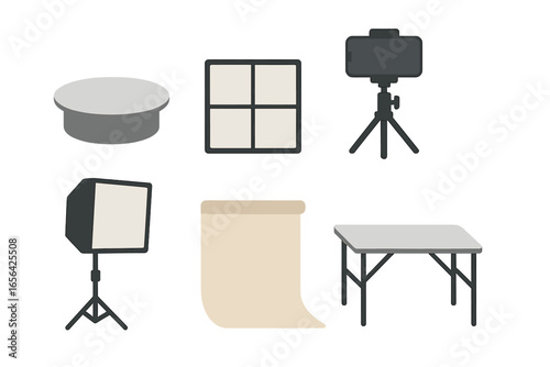 Studio Equipment and Props for Photography and Video