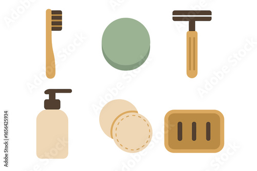 Personal hygiene items with soft glow