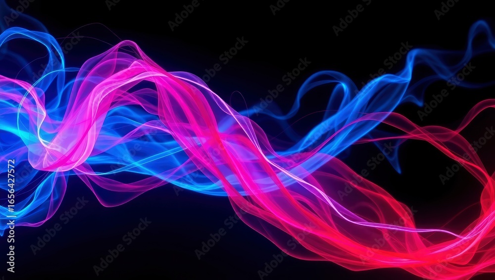 Fototapeta premium smoke on black background