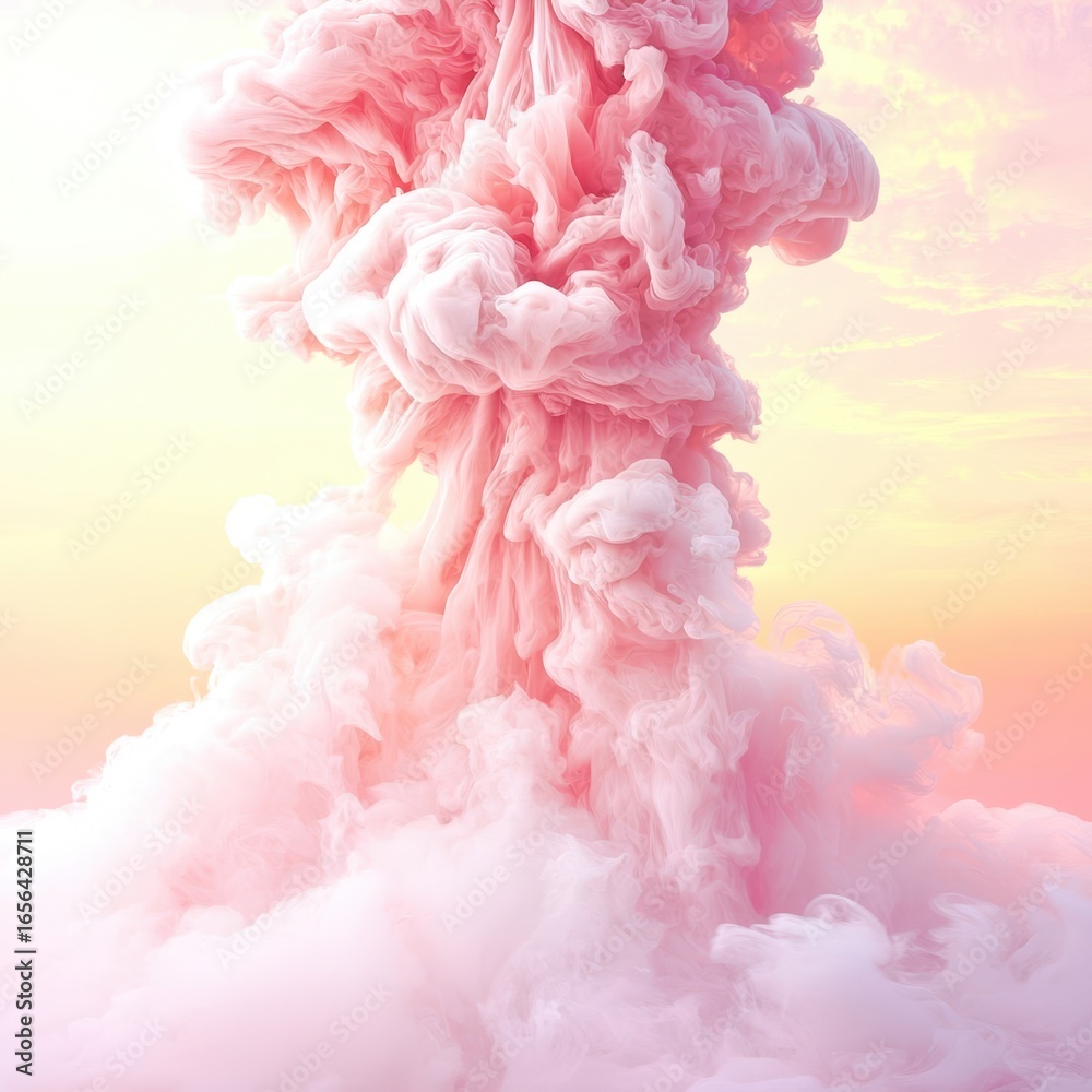 Fototapeta premium pink haze in the sky
