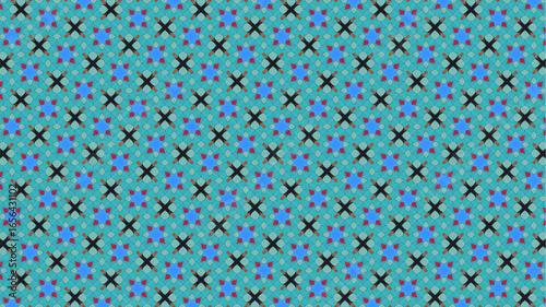 Floral pattern, vector print, vintage texture.