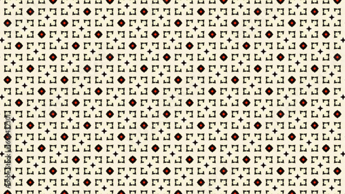 Floral pattern, vector print, vintage texture.