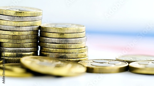 Natural light 50mm capture, soft focus outlines of coins layered behind frosted glass with minimal shadows