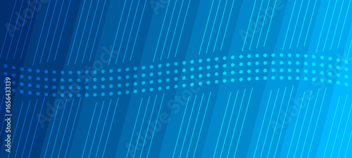 blue background decorated with dots and white lines creates an abstract design. EPS 10