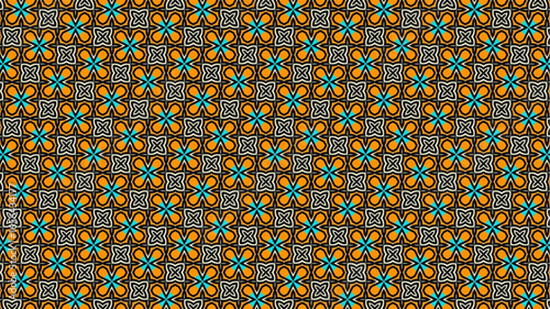 Floral pattern, vector print, vintage texture.