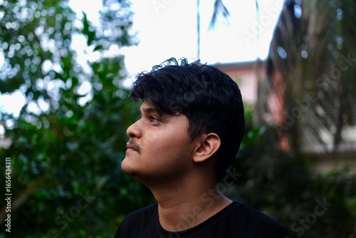 portrait of a handsome young man