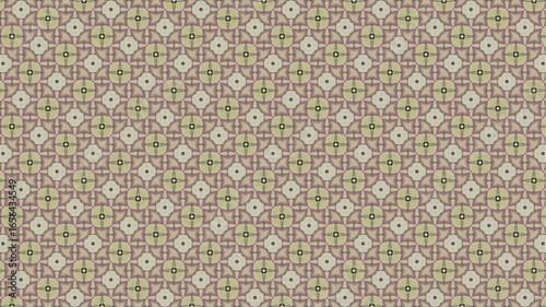 Floral pattern, vector print, vintage texture.