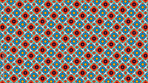 Floral pattern, vector print, vintage texture.