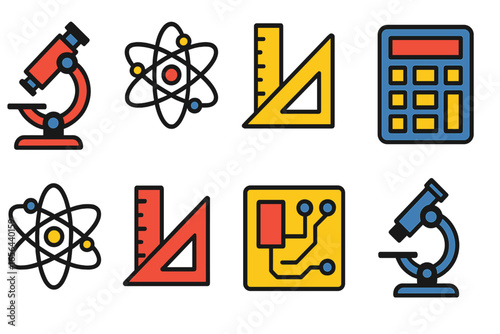 Science and Math Icons