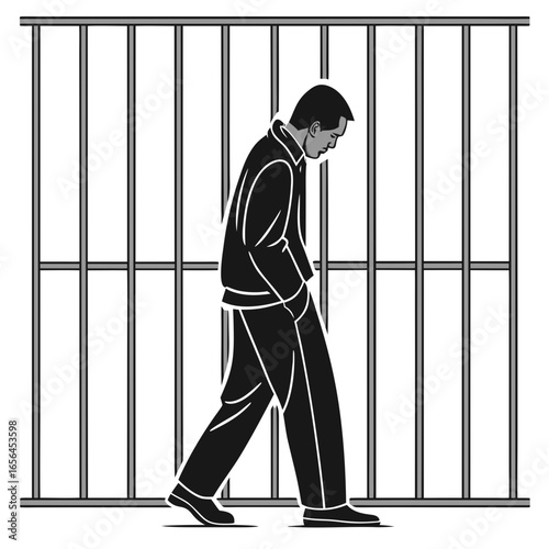 businessman in jail