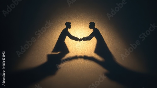 Foto Friendship relations bond social symbols concept