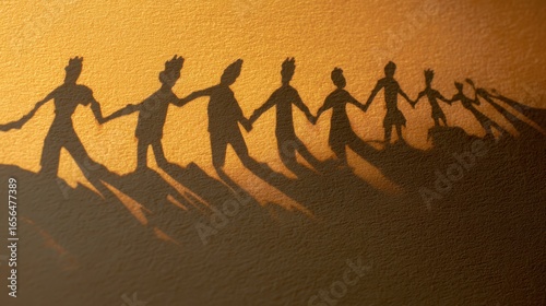 Obraz na plátně Friendship relations bond social symbols concept