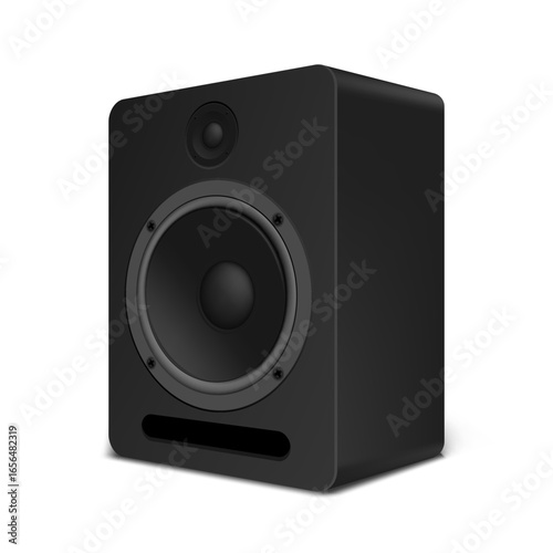 3D Black Bass Shelf Speaker With Subwoofer