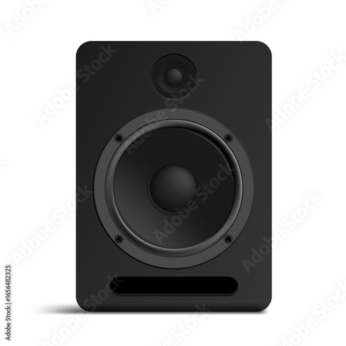 3D Black Bass Shelf Speaker With Subwoofer