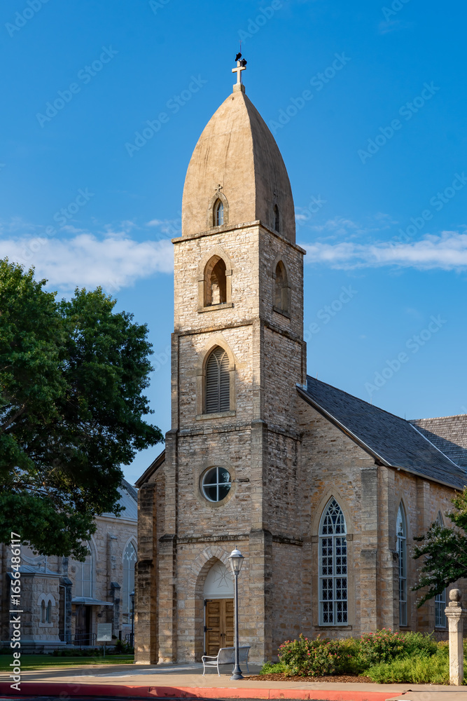 Fototapeta premium Old Saint Mary's Catholic Church in Fredericksburg, Texas