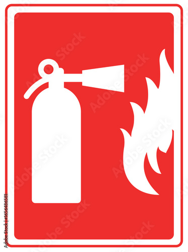 fire extinguisher sign