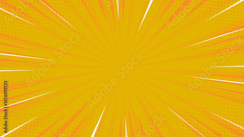 yellow zoom comic backgound vector