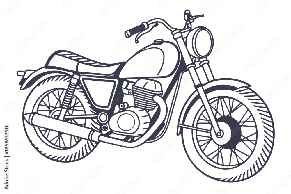 Fototapeta premium Classic motorcycle