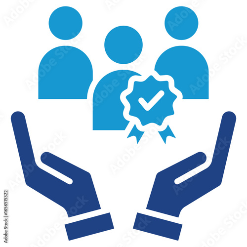 Digital Membership glyph color icon