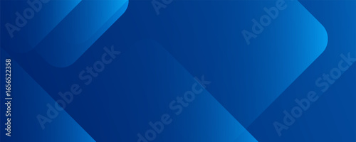 Abstract blue background with glowing geometric lines. Modern blue gradient square shape design. Futuristic technology concept. Suit for brochure, corporate, website, poster, banner, cover modern
