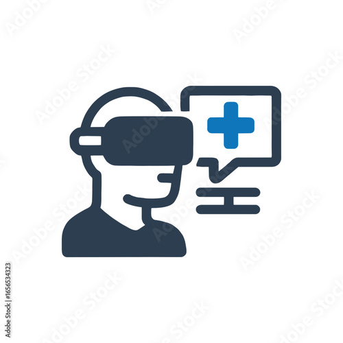 Virtual Reality Healthcare icon