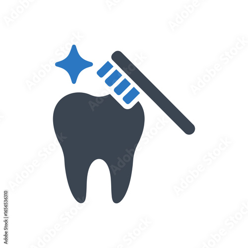 Dental Care Icon Isolated On White Background