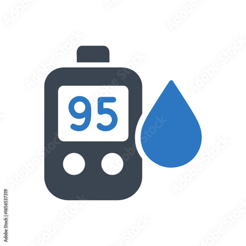 Blood sugar icon