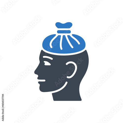 Cold compress icon