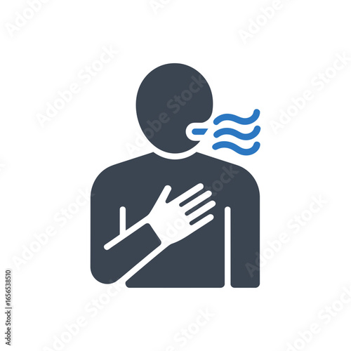 Breathing Difficulty Icon