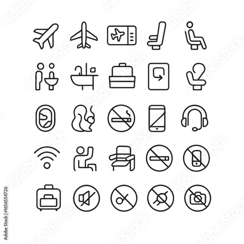 Airplane Travel  Icon