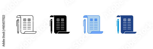 Compare icon set multiple style collection