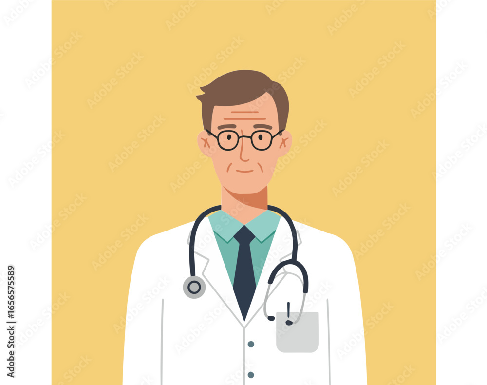 Fototapeta premium portrait of a male doctor