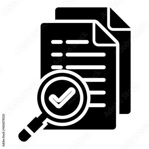 Evaluate icon with glyph style